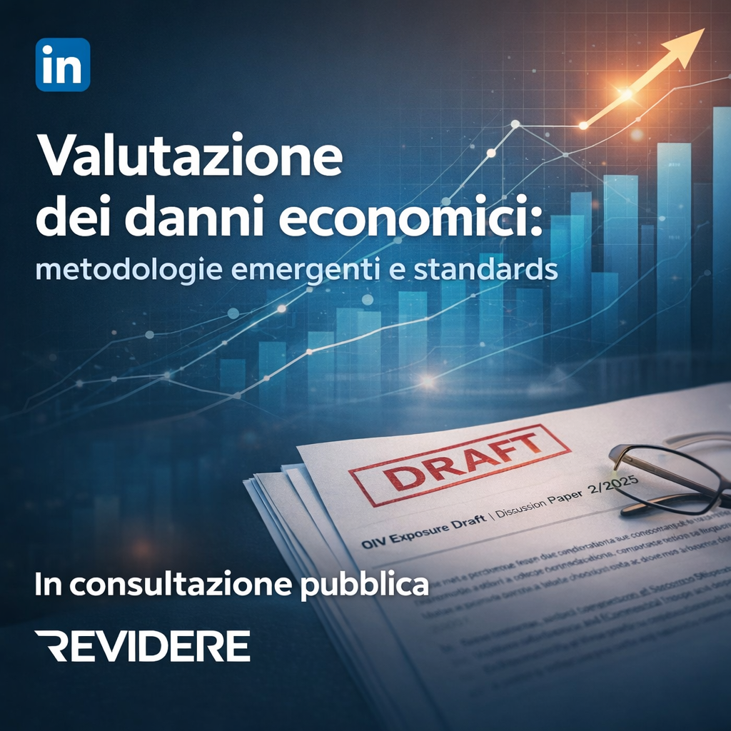 Valutazione dei danni economici: profili metodologici e standard emergenti