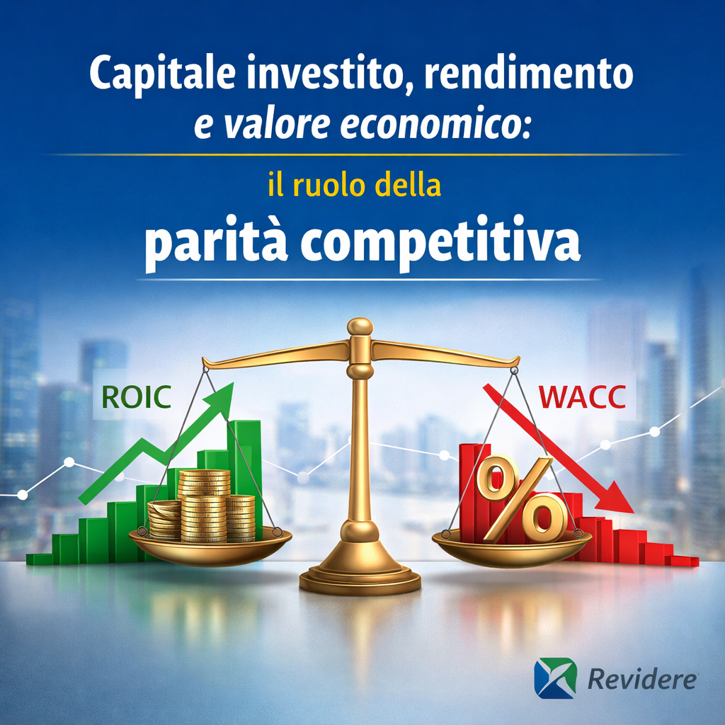 Capitale investito, rendimento e valore economico: il ruolo della parità competitiva