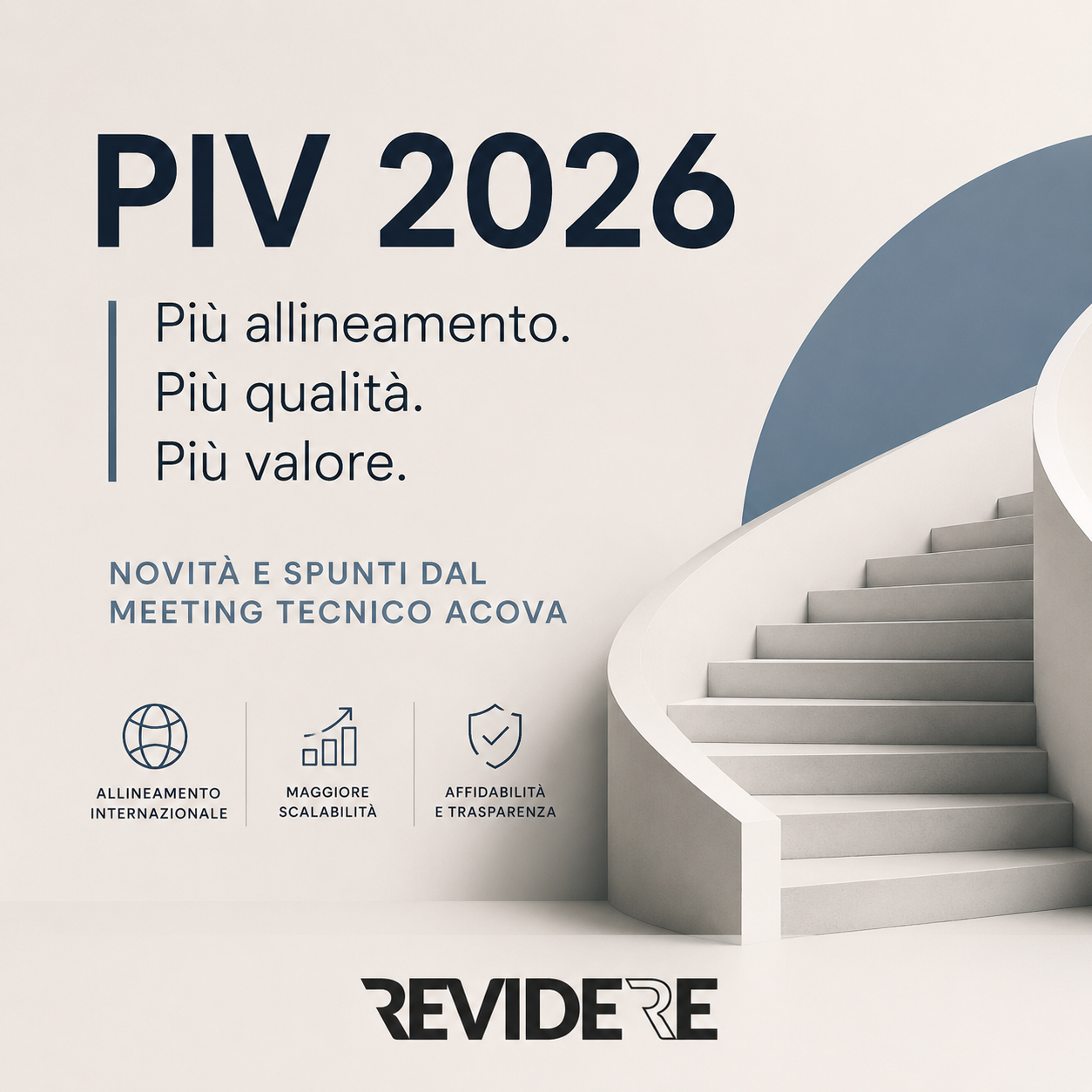 PIV 2026: le novità emerse dal meeting tecnico Acova