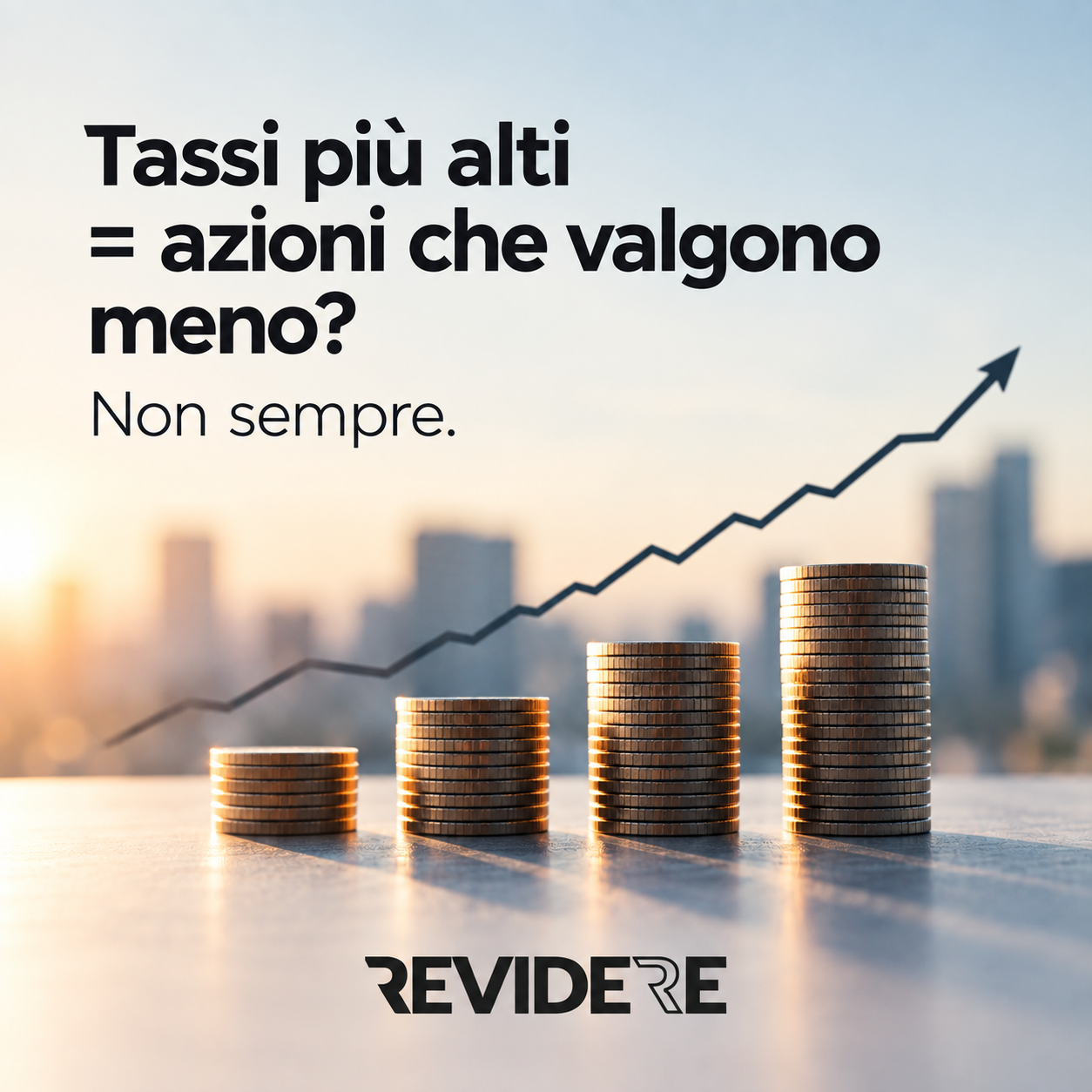 Tassi più alti = azioni che valgono meno? Non sempre