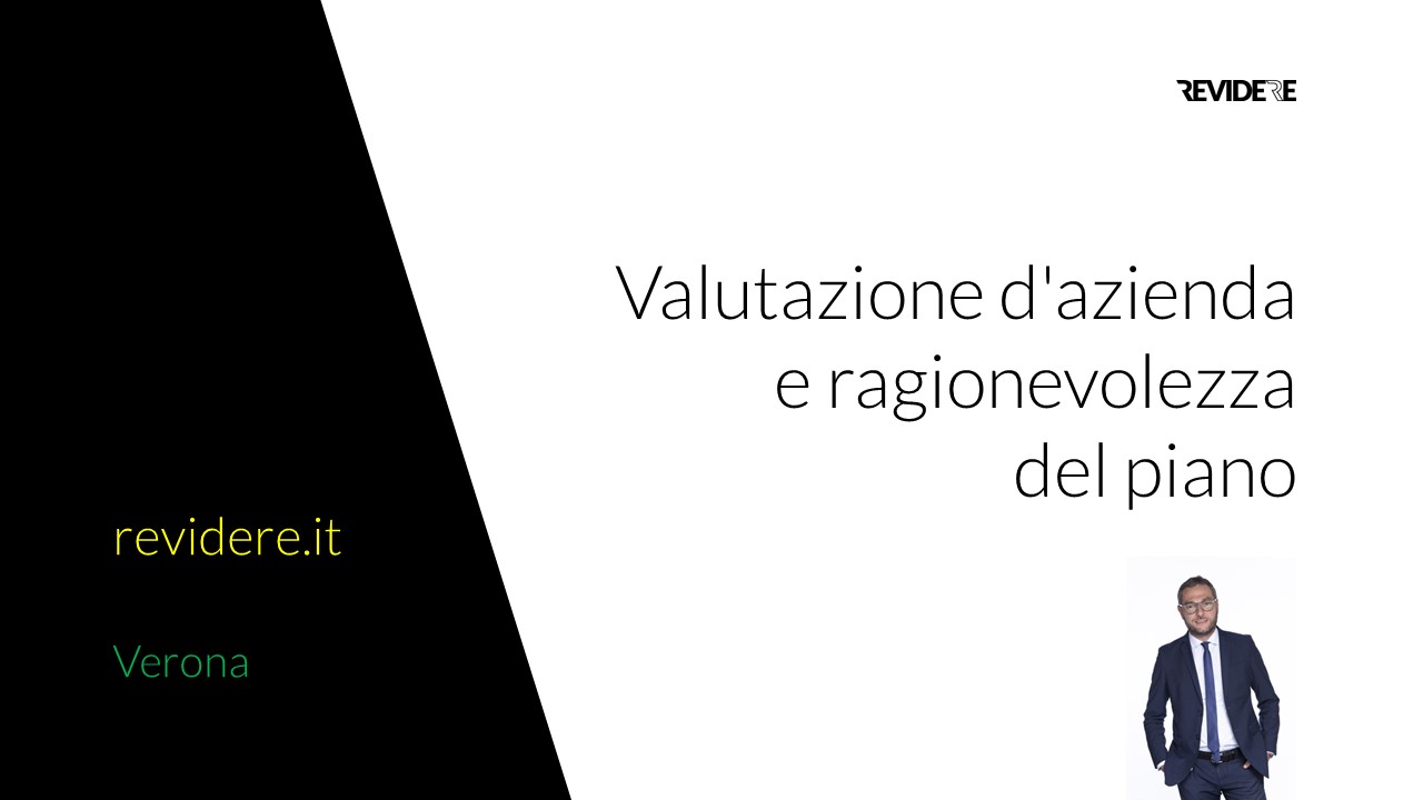 Valutazione d'azienda e ragionevolezza del piano