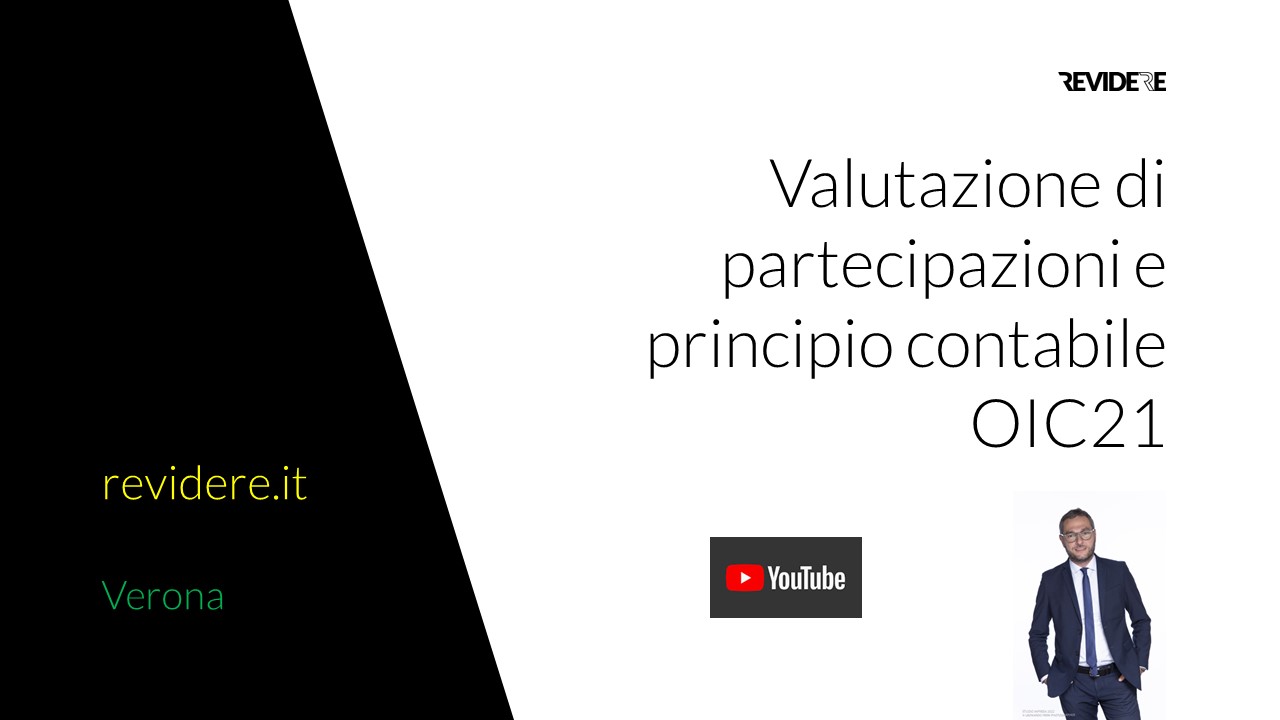 Valutazione di partecipazioni e principio contabile OIC21