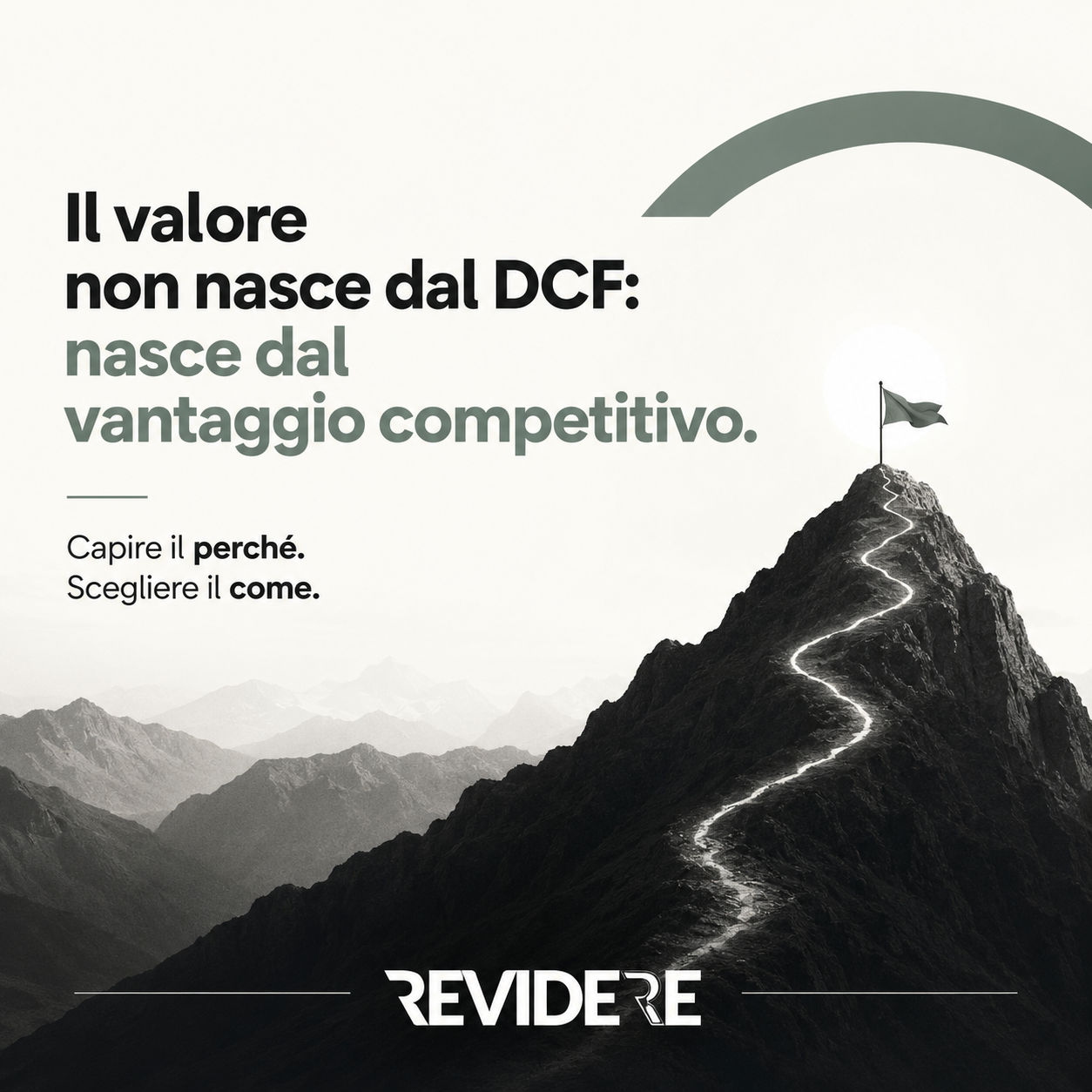 Il valore non nasce dal DCF: nasce dal vantaggio competitivo